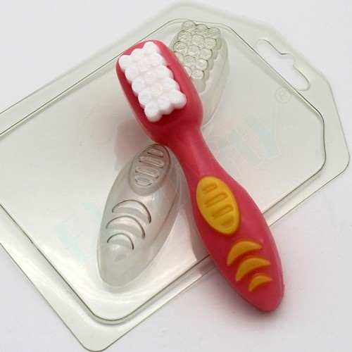 Зубная щетка — форма пластиковая для мыла