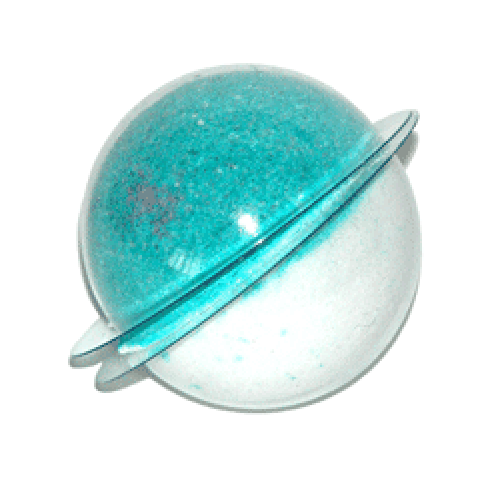 Сфера большая (2 половинки) — форма пластиковая для бомбочек для ванной