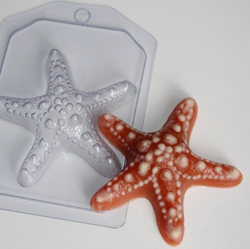 Морская звезда — форма пластиковая для мыла