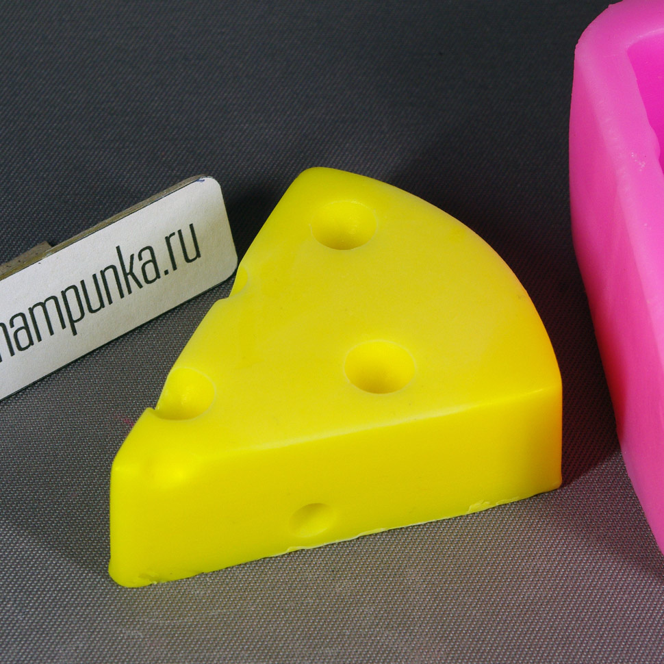Сыр 3D — форма силиконовая объемная