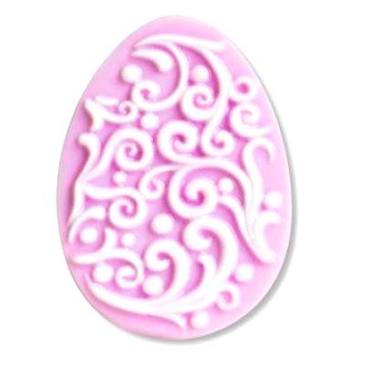 Яйцо с узором — форма пластиковая для мыла