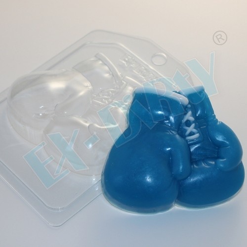 Боксерские перчатки — форма пластиковая для мыла