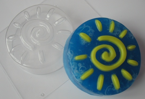 Солнечная спираль — форма пластиковая для мыла