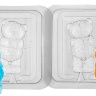 Медвежонок Тедди 3D (2 половинки) — 3D форма пластиковая для мыла объемная