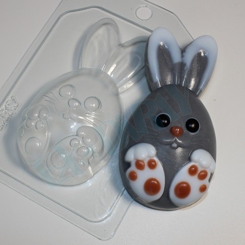 Кролик мультяшный — форма пластиковая для мыла