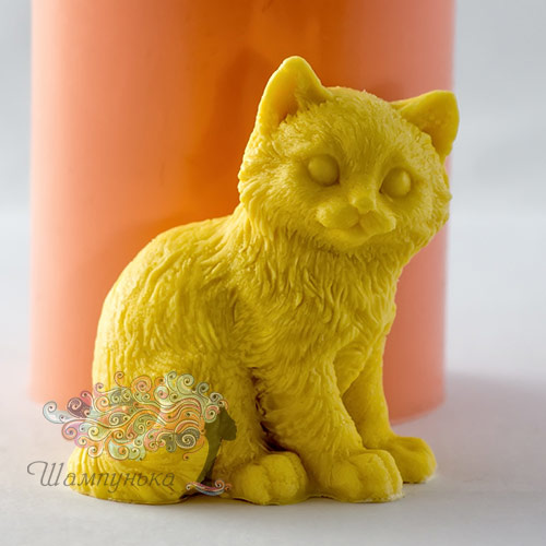 Котик 3D — 3D форма силиконовая для мыла