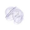 Сфера с сердечком (2 половинки) — форма пластиковая для бомбочек для ванной