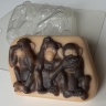 Три мудрые обезьяны — форма пластиковая для мыла