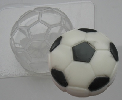 Футбольный мяч — форма пластиковая для мыла