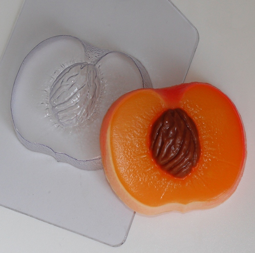 Персик — форма пластиковая для мыла