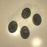 Медальоны желаний №1 — форма пластиковая для шоколада