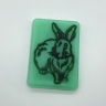 Кролик Силуэты - форма пластиковая для мыла