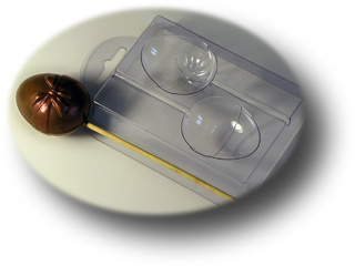 Яйцо с бантиком на палочке — форма пластиковая для шоколада