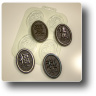 Медальоны желаний №2 — форма пластиковая для шоколада