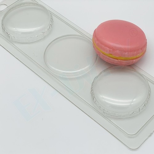 Макарон D52 мм — форма пластиковая для мыла и шоколада