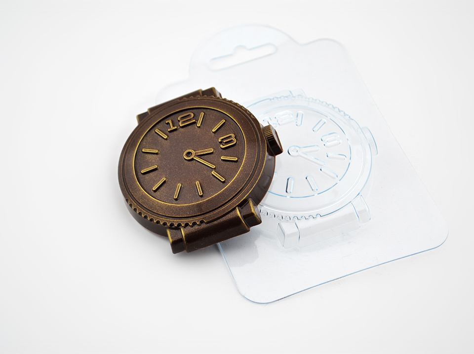 Шоко-часы — форма пластиковая для шоколада